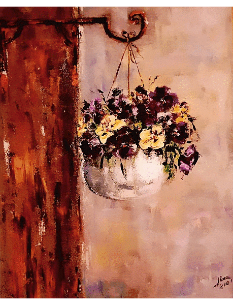 ArteDiAlina.com painting: Life is in the air / Vita sospesa